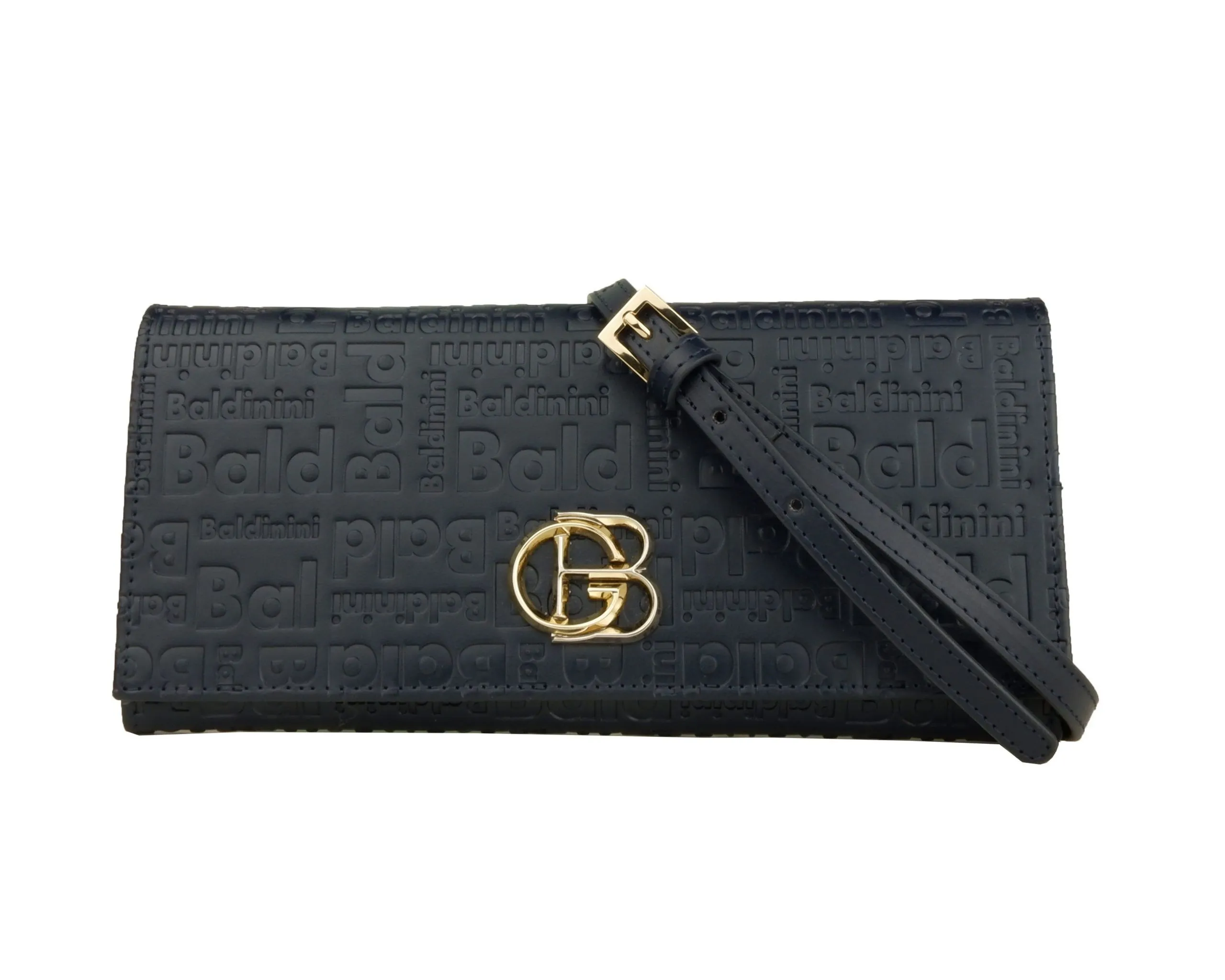 Baldinini Women's Chic Monogram Dark Blue Crossbody Bag