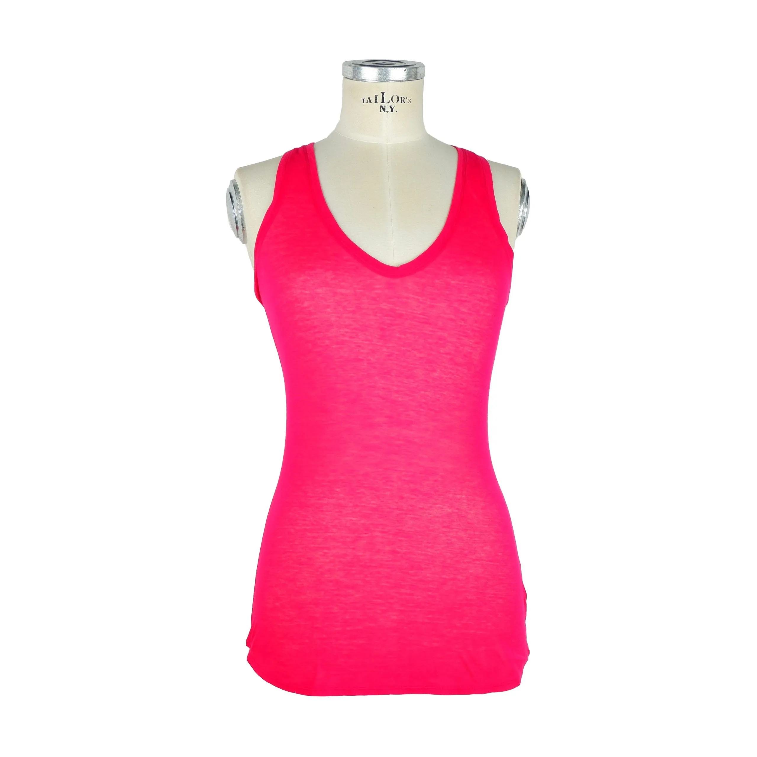 Jacob Cohen Women's Fuchsia Cotton Tank Top - Luxury & Comfort