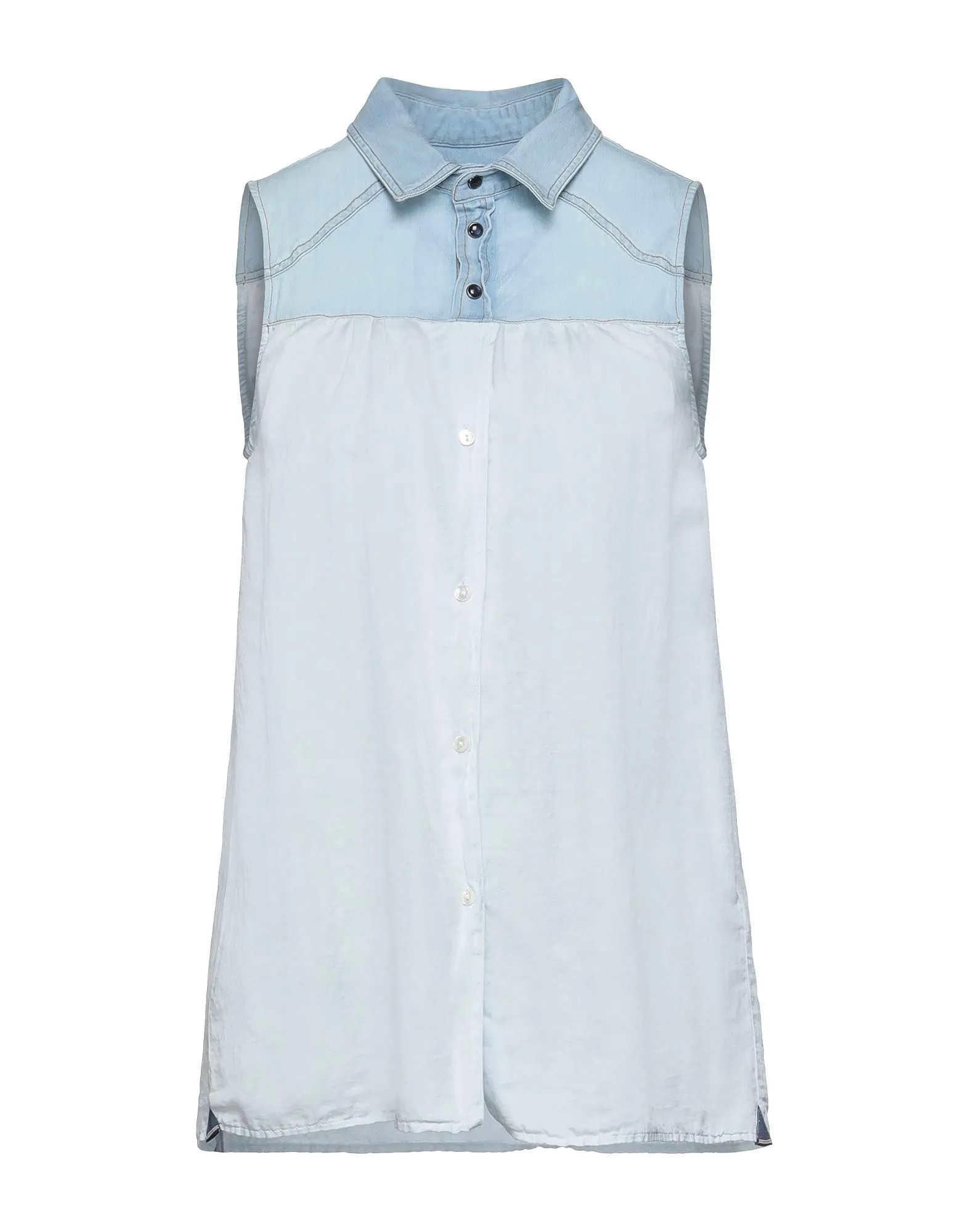 Jacob Cohen Women's Elegant Silk-Cotton Sleeveless Summer Blouse