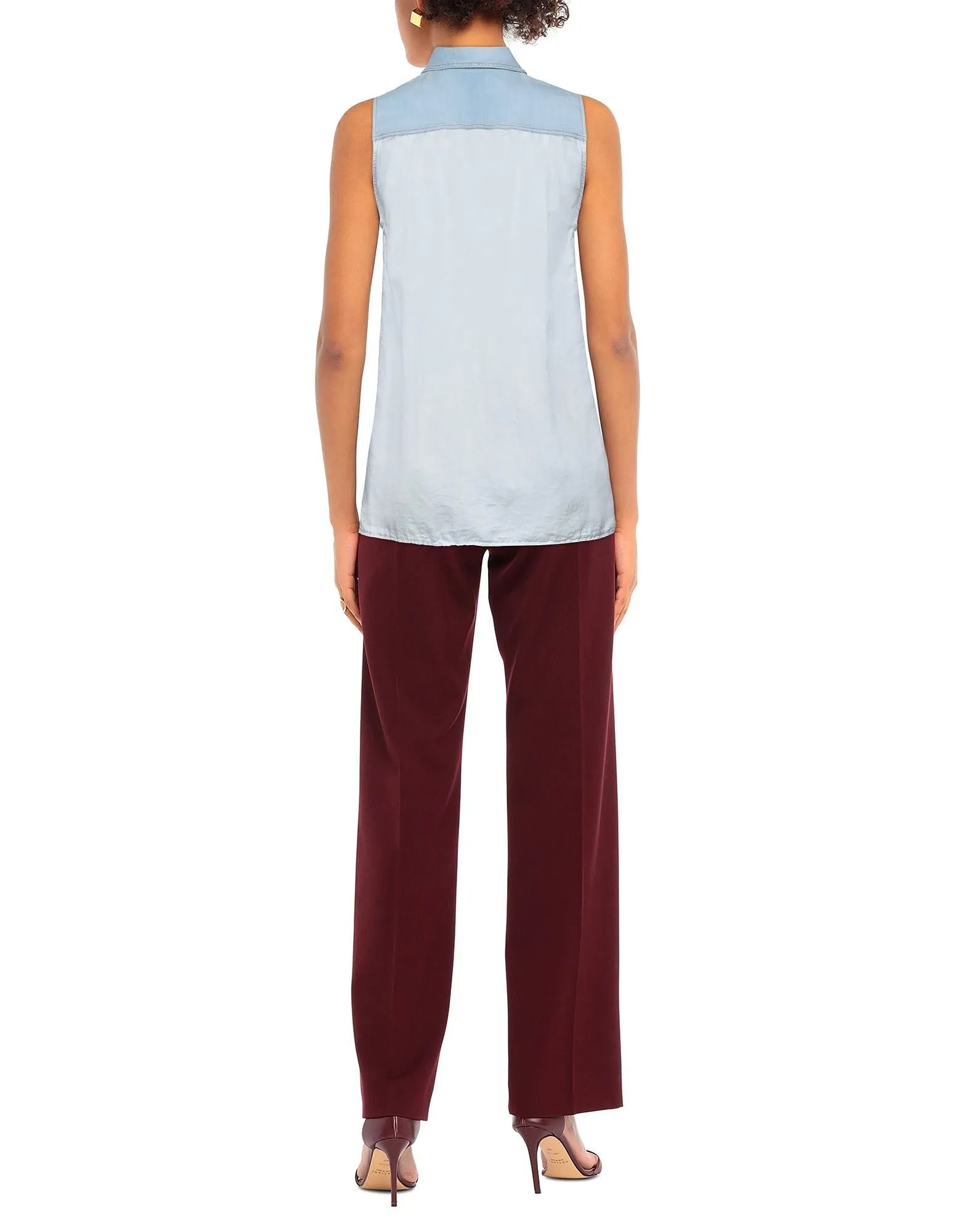Jacob Cohen Women's Elegant Silk-Cotton Sleeveless Summer Blouse