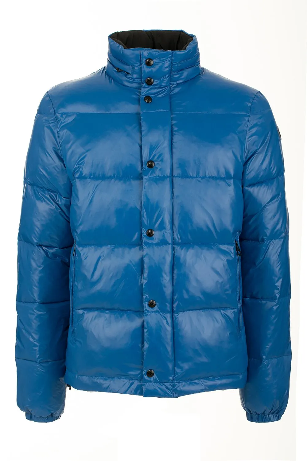 Fred Mello Men's Chic Men's Down Jacket with Retractable Hood