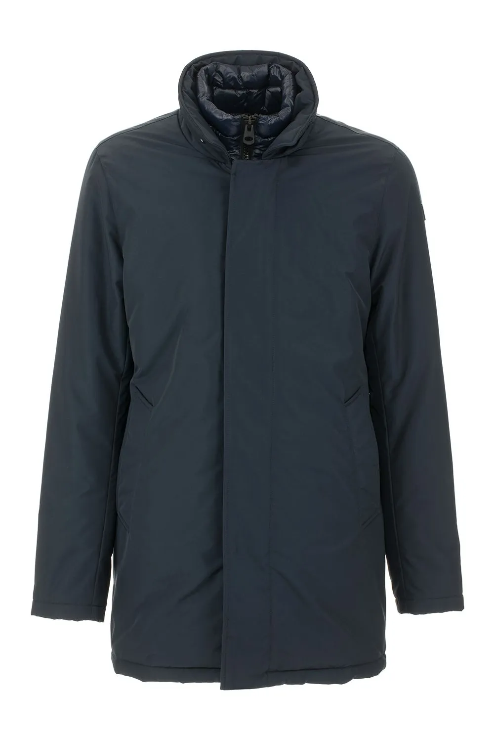 Fred Mello Men's Sleek Blue Technical Men's Jacket
