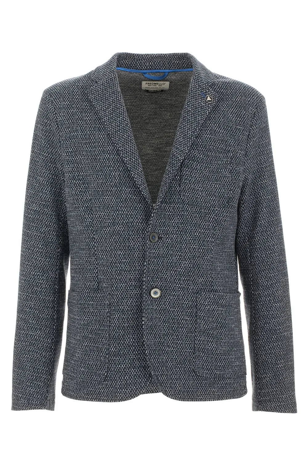 Fred Mello Men's Elegant Italian Two-Button Blazer