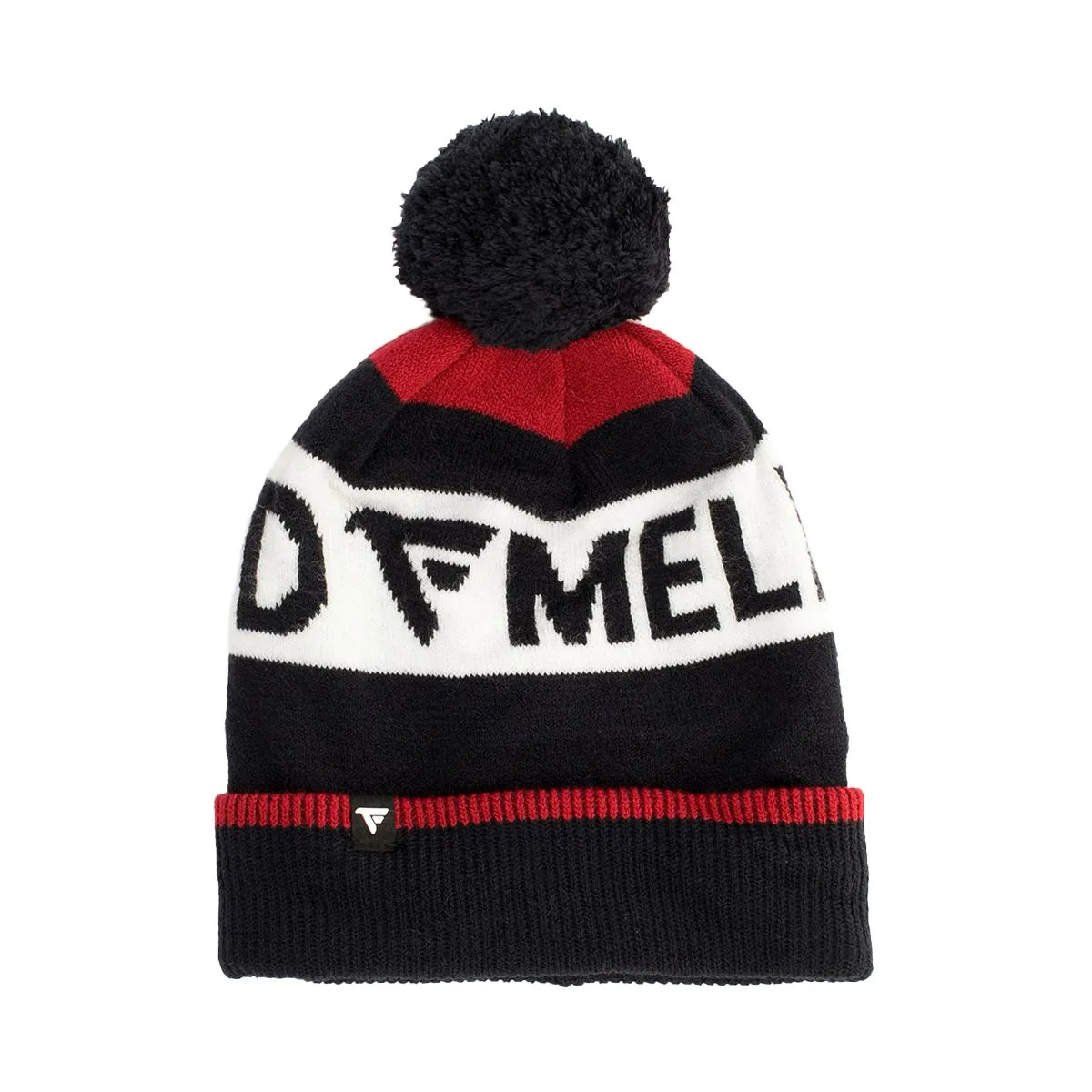 Fred Mello Chic Pom-Pom Beanie for Men in Blue