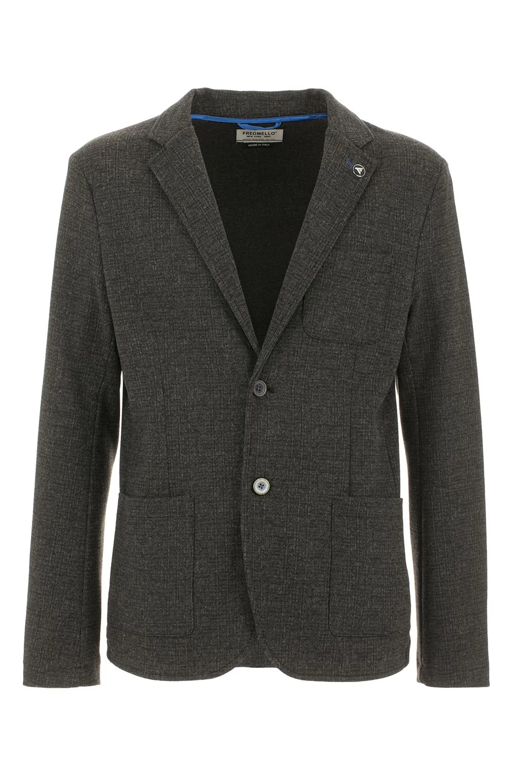 Fred Mello Men's Elegant Two-Button Cotton Blend Jacket