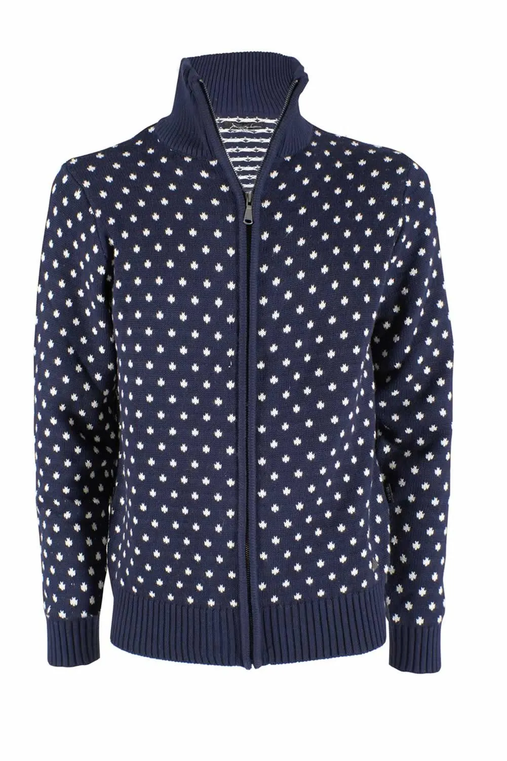 Yes Zee Men's High Collar Zip Cotton Sweater for Men