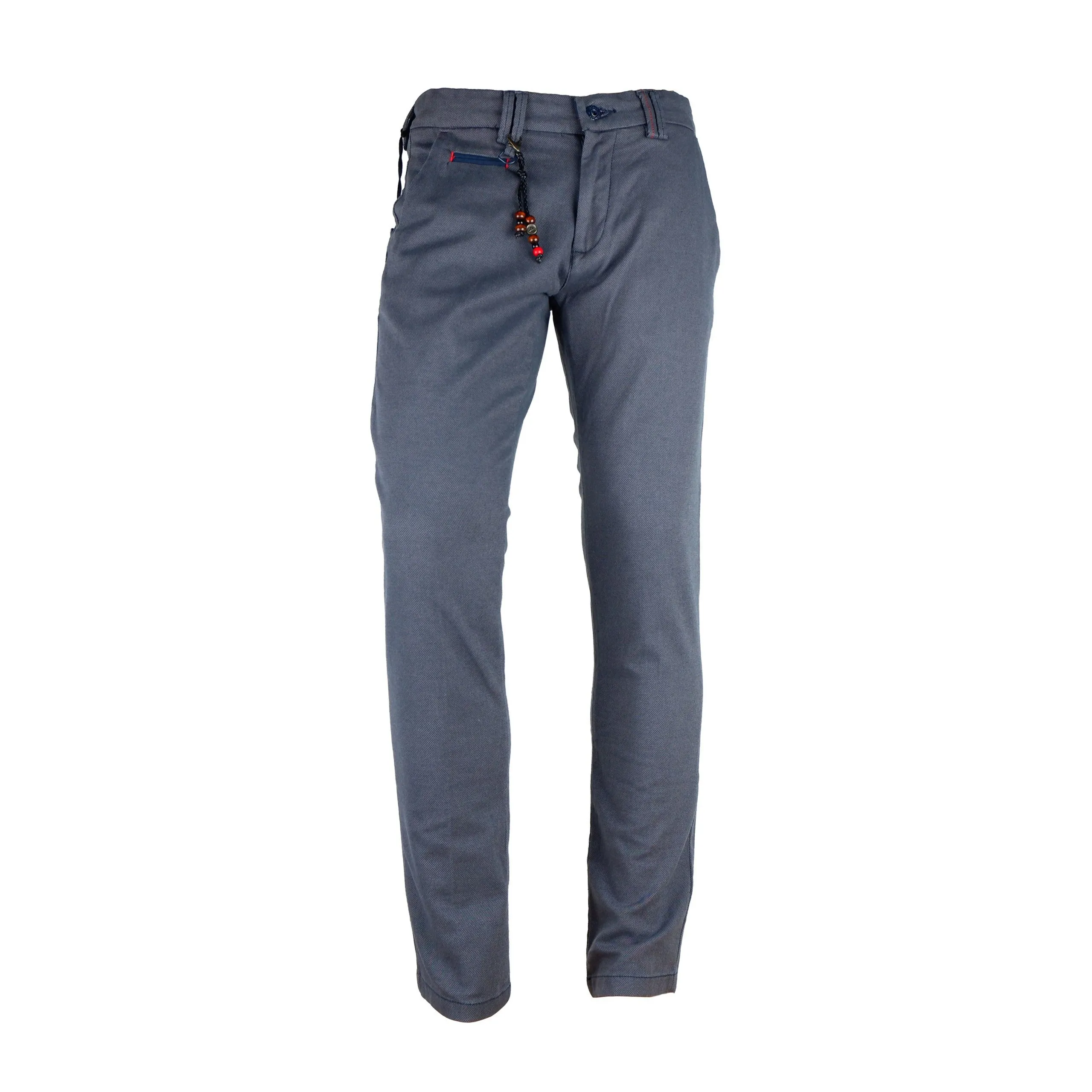 Yes Zee Men's Elegant Gray Cotton Trousers for Men