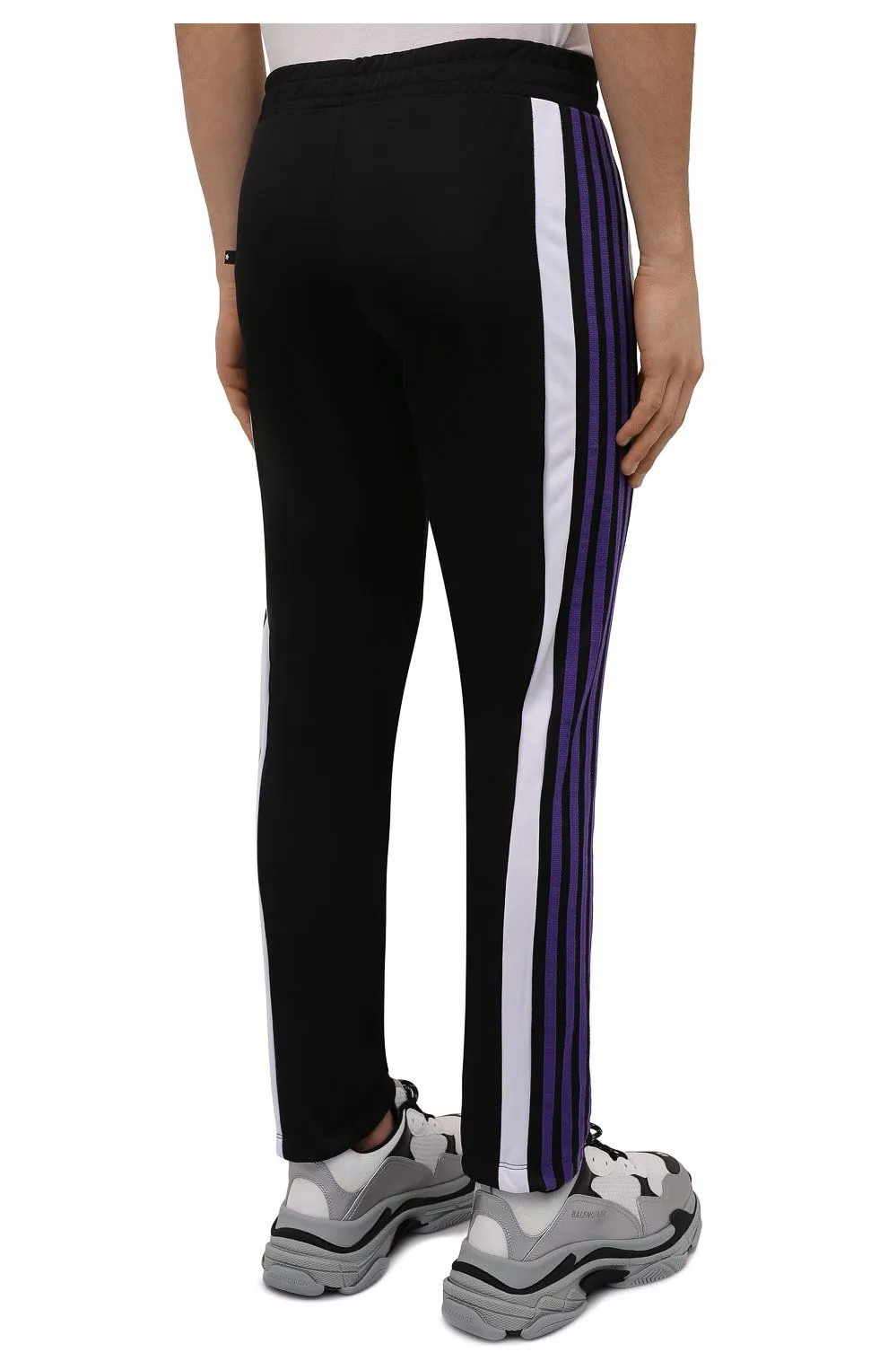 Comme Des Fuckdown Men's Sleek Stretch Track Trousers with Side Stripes