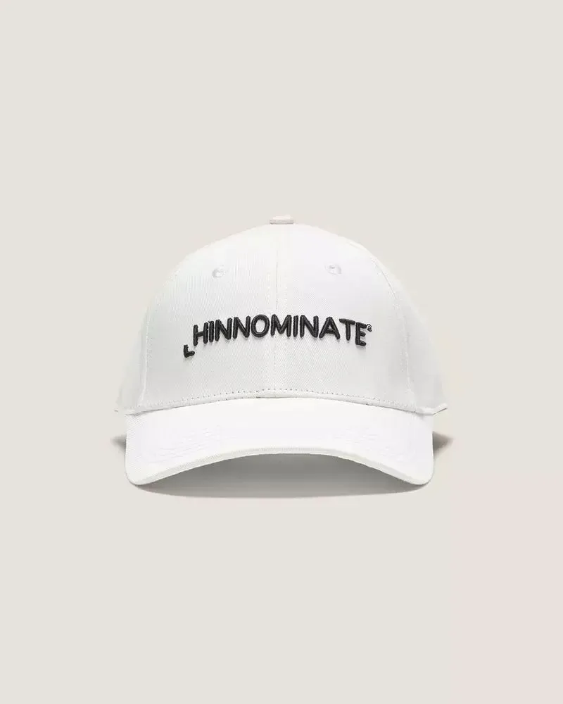 Hinnominate Women's Chic Embroidered Logo Cotton Hat - Pristine White
