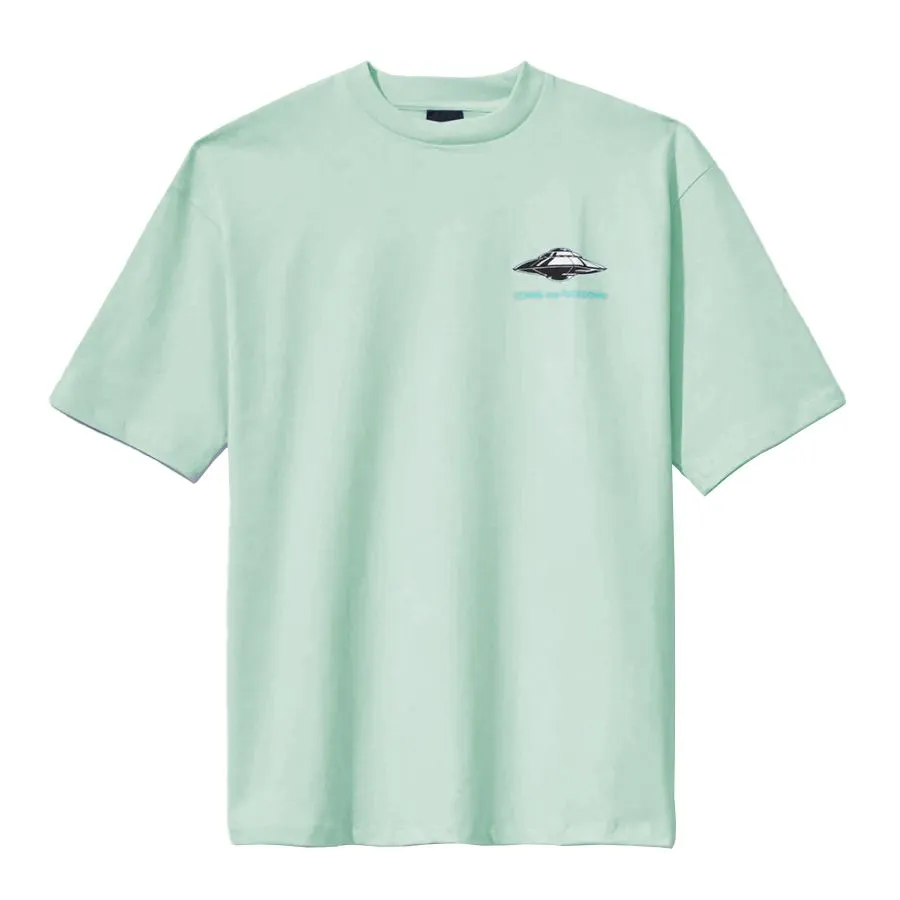 Comme Des Fuckdown Men's Sleek Crew Neck Logo Tee with Graphic Print