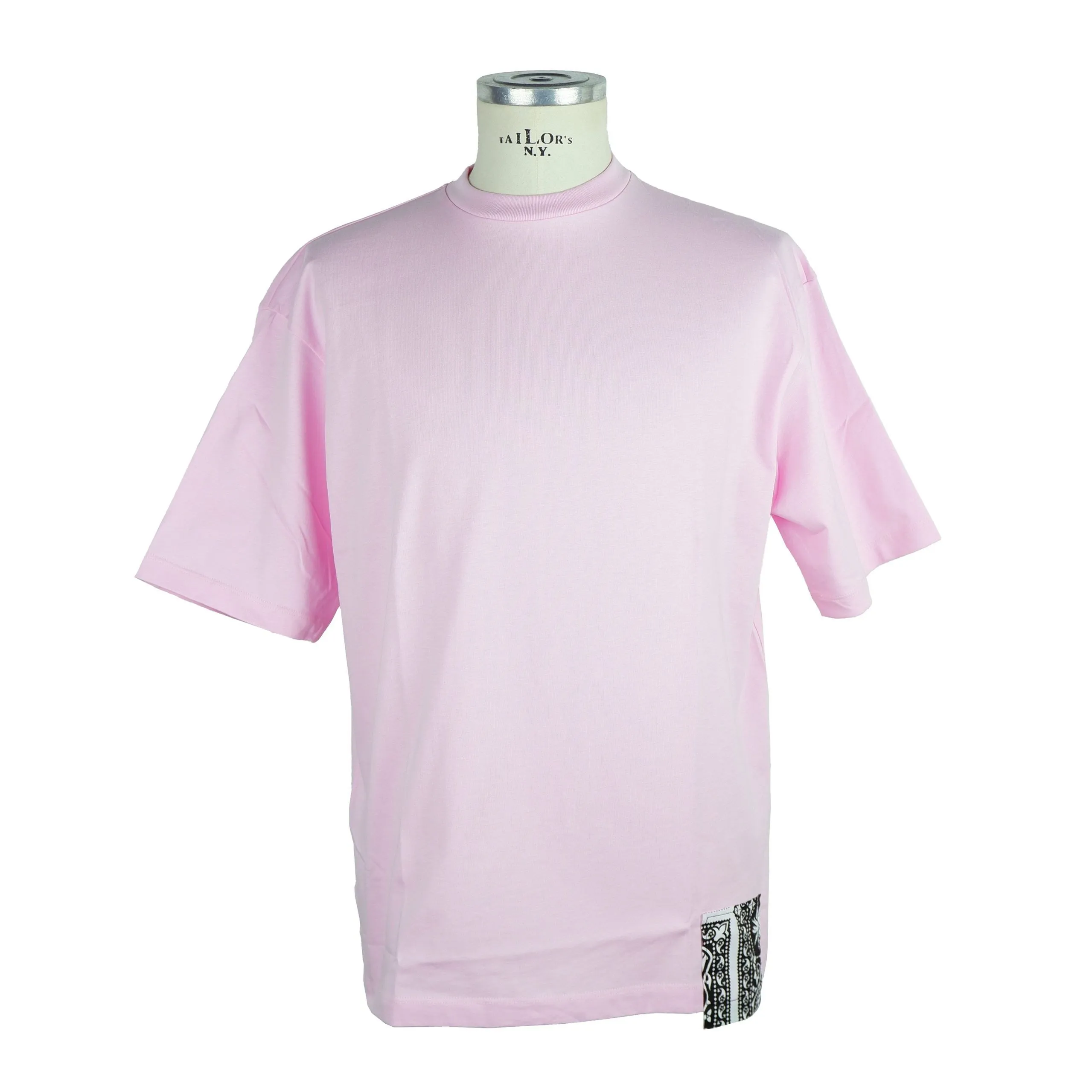 Comme Des Fuckdown Men's Graphic Print Crew Neck Men's Tee - Pink