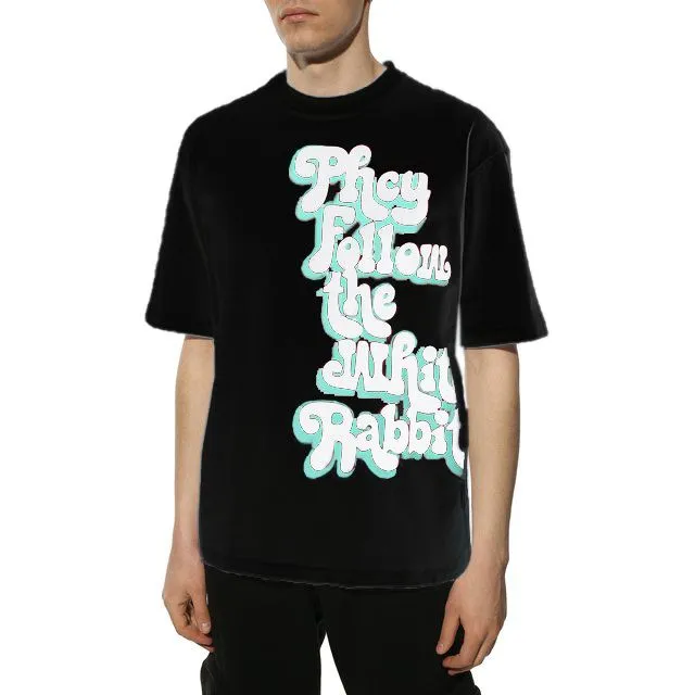 Pharmacy Industry Men's Graphic Crewneck Tee with Front Logo