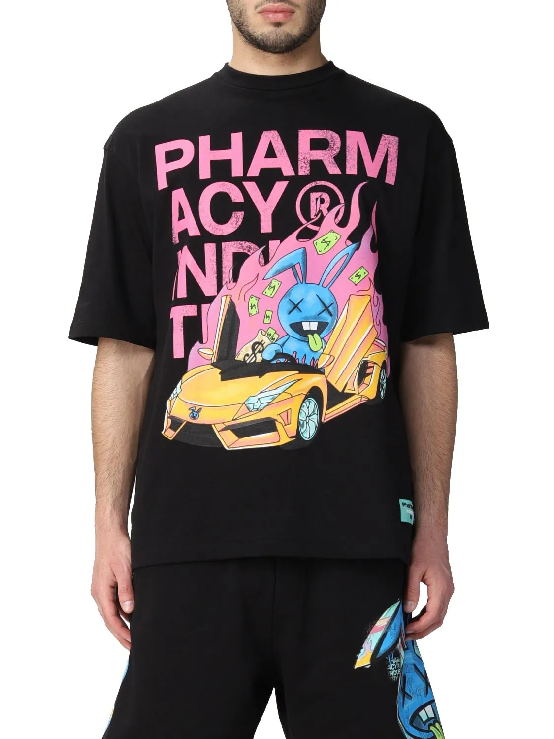 Pharmacy Industry Men's Graphic Print Logo Tee - Italian Crafted Men's Wear