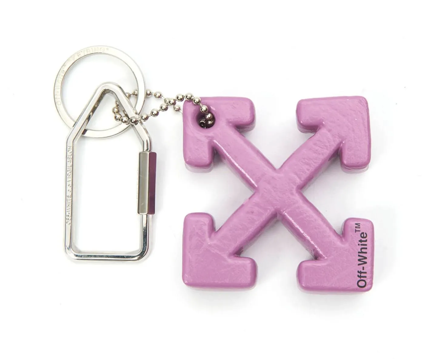 Elegant Violet Keyring ? Italian Craftsmanship