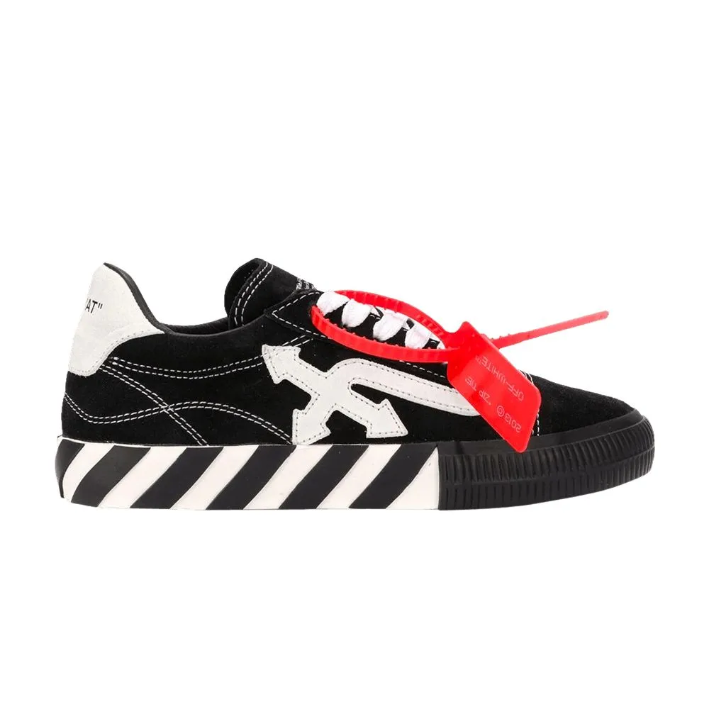 Off-White Women's Suede Calfskin Arrow Sneakers in Black