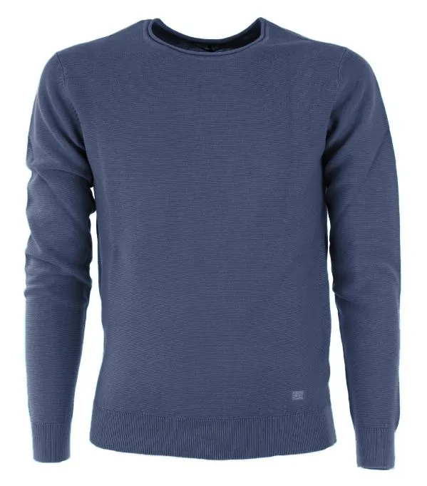 Yes Zee Men's Men's Acid-Etched Cotton Raglan Sweater