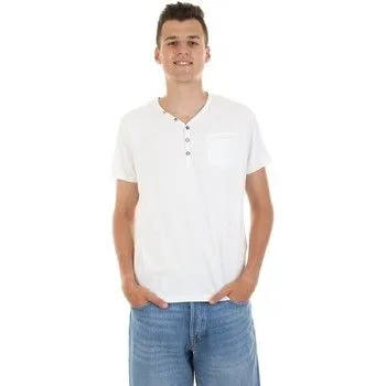 Fred Mello Men's Vintage Vibe V-Neck Tee with Chest Pocket