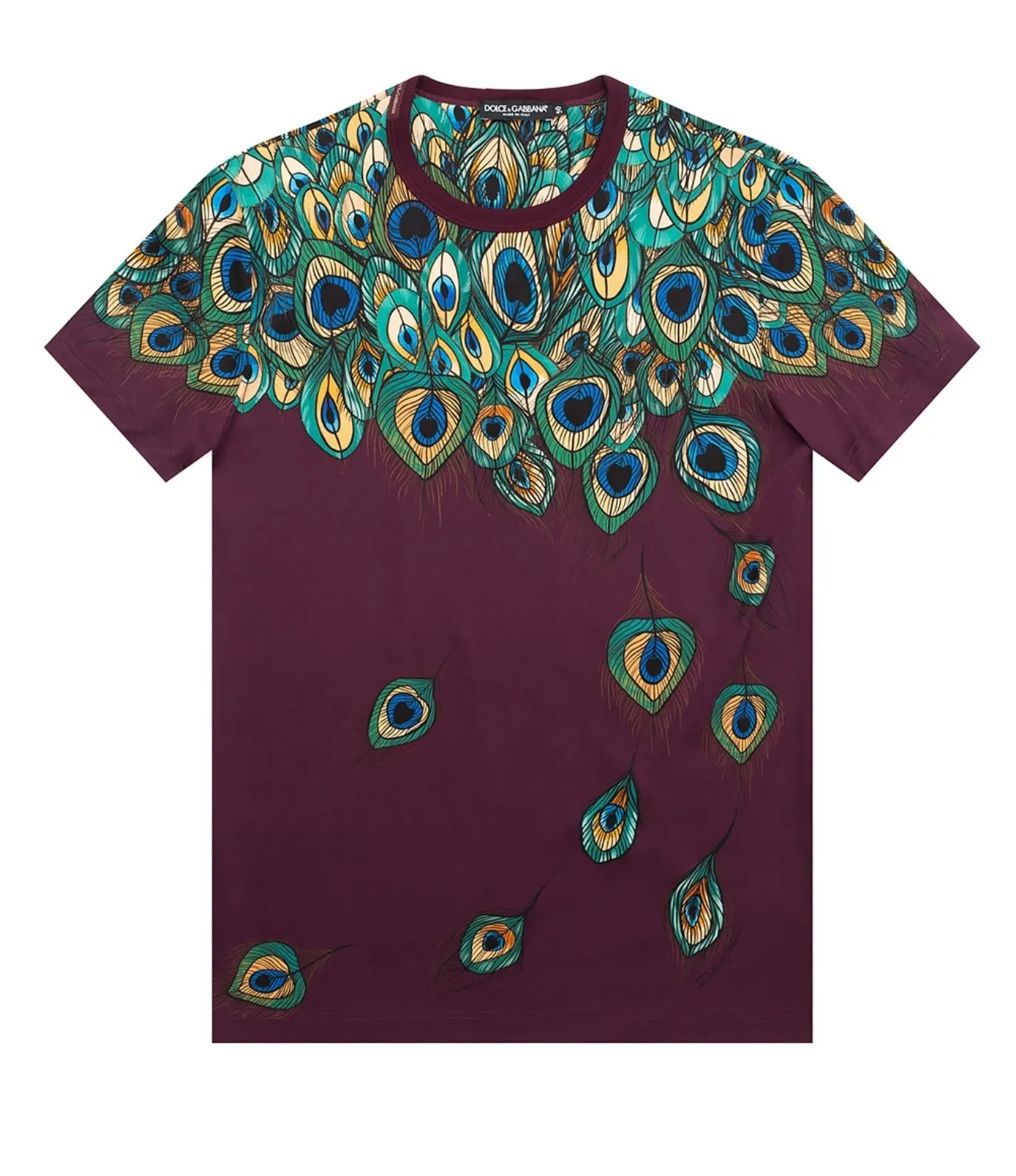 Dolce & Gabbana Men's Elevated Elegance Red Cotton T-Shirt