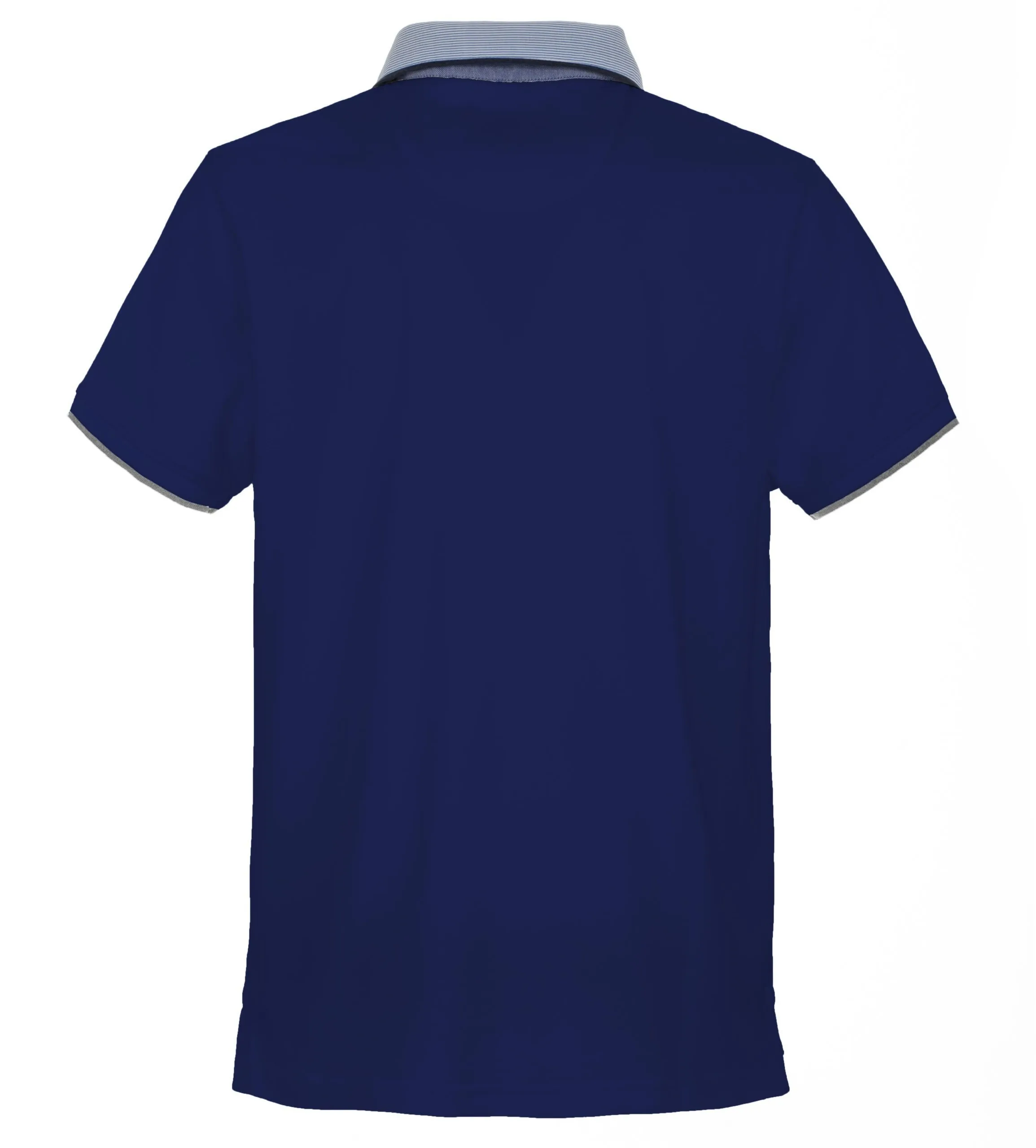Fred Mello Men's Elegant Cotton Polo with Tricolor Buttons