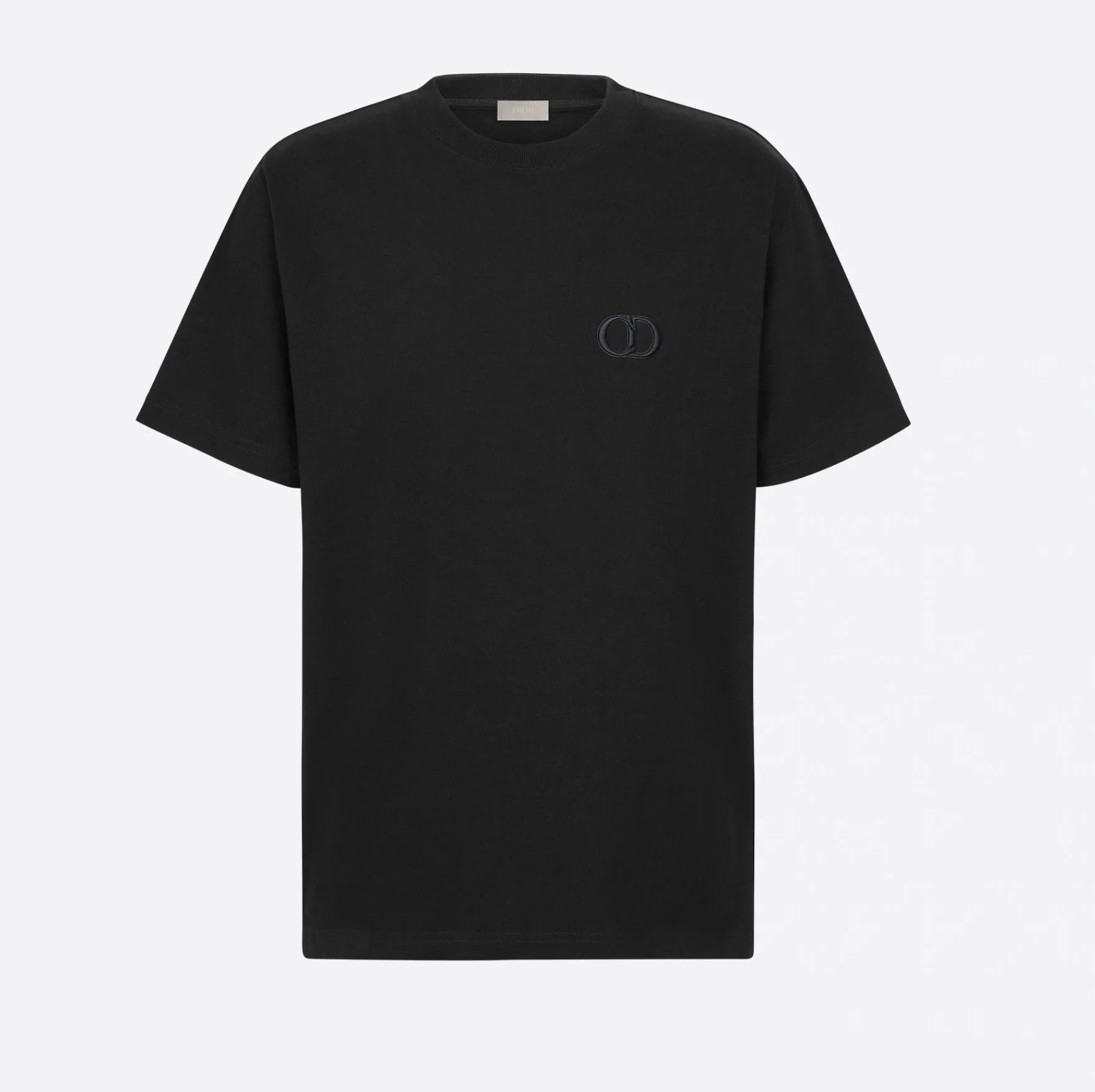 Dior Men's Iconic Cotton Jersey Tee with CD Chest Logo