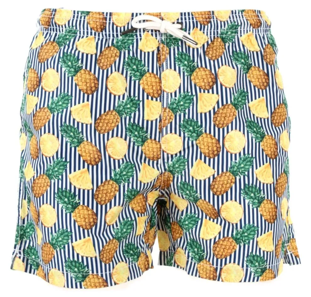 Yes Zee Men's Pineapple Paradise Men's Swim Boxer