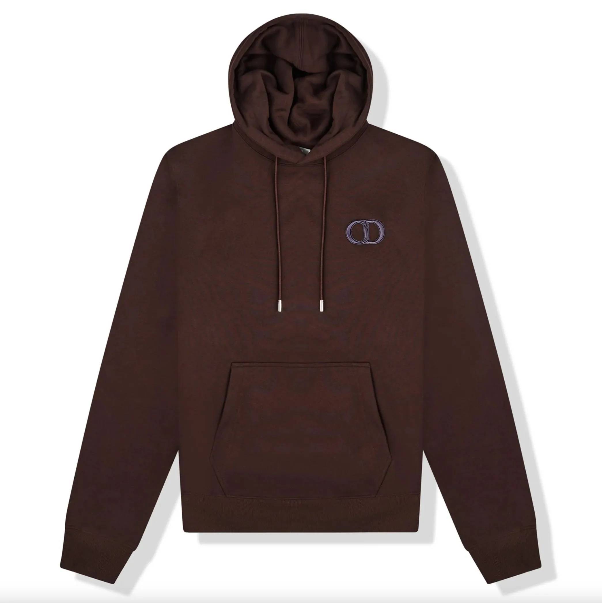 Dior Men's Elegant Embroidered Logo Cotton Hoodie