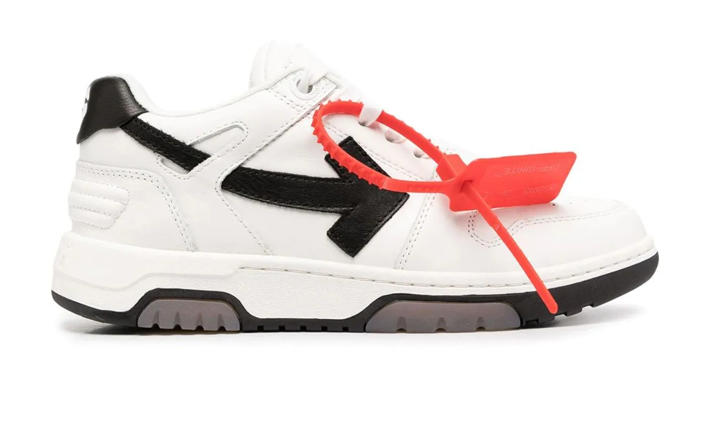Off-White Women's Elegant White Leather Sneakers