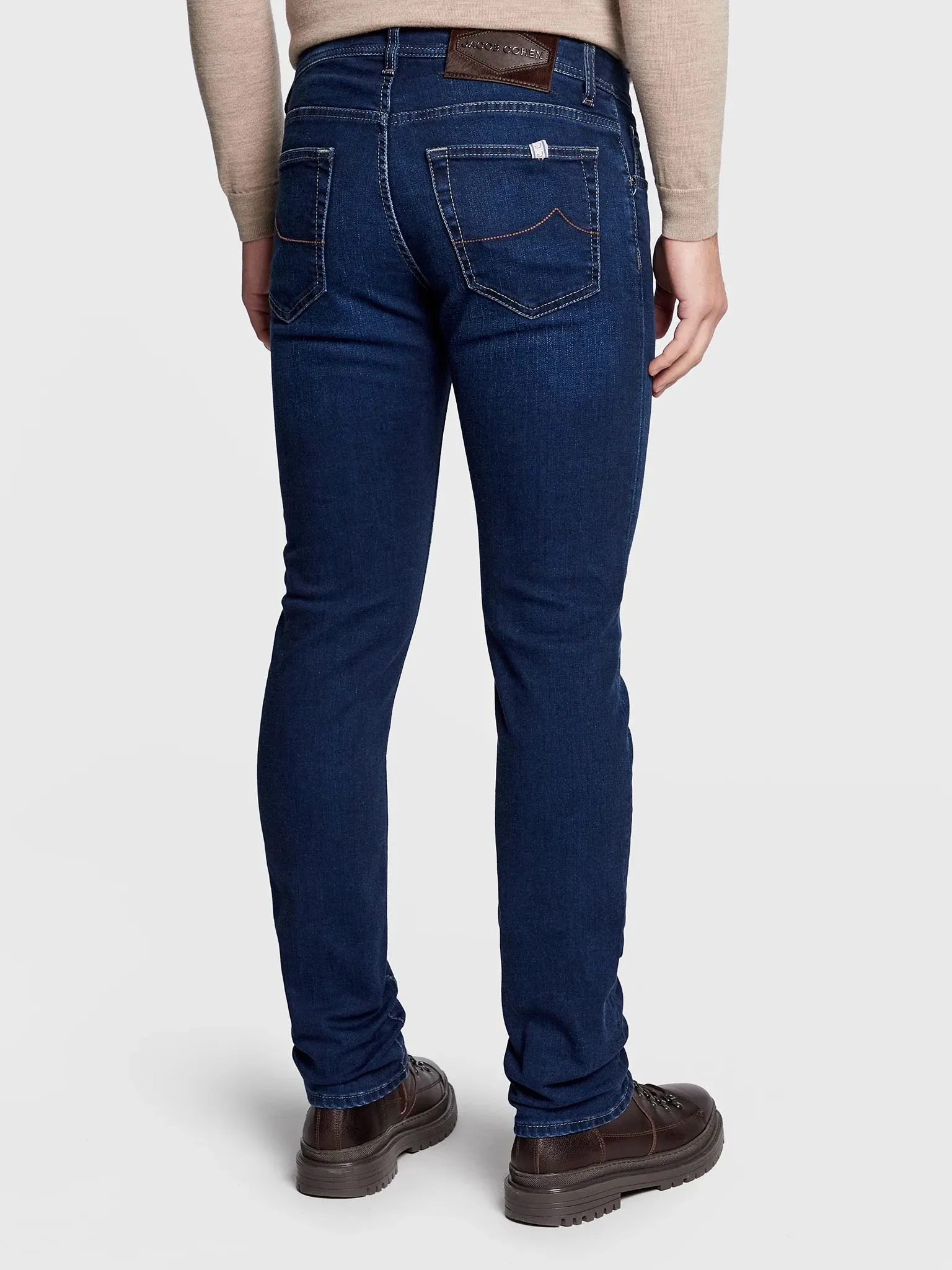 Jacob Cohen Men's Elegant Blue Denim Regular Fit Jeans