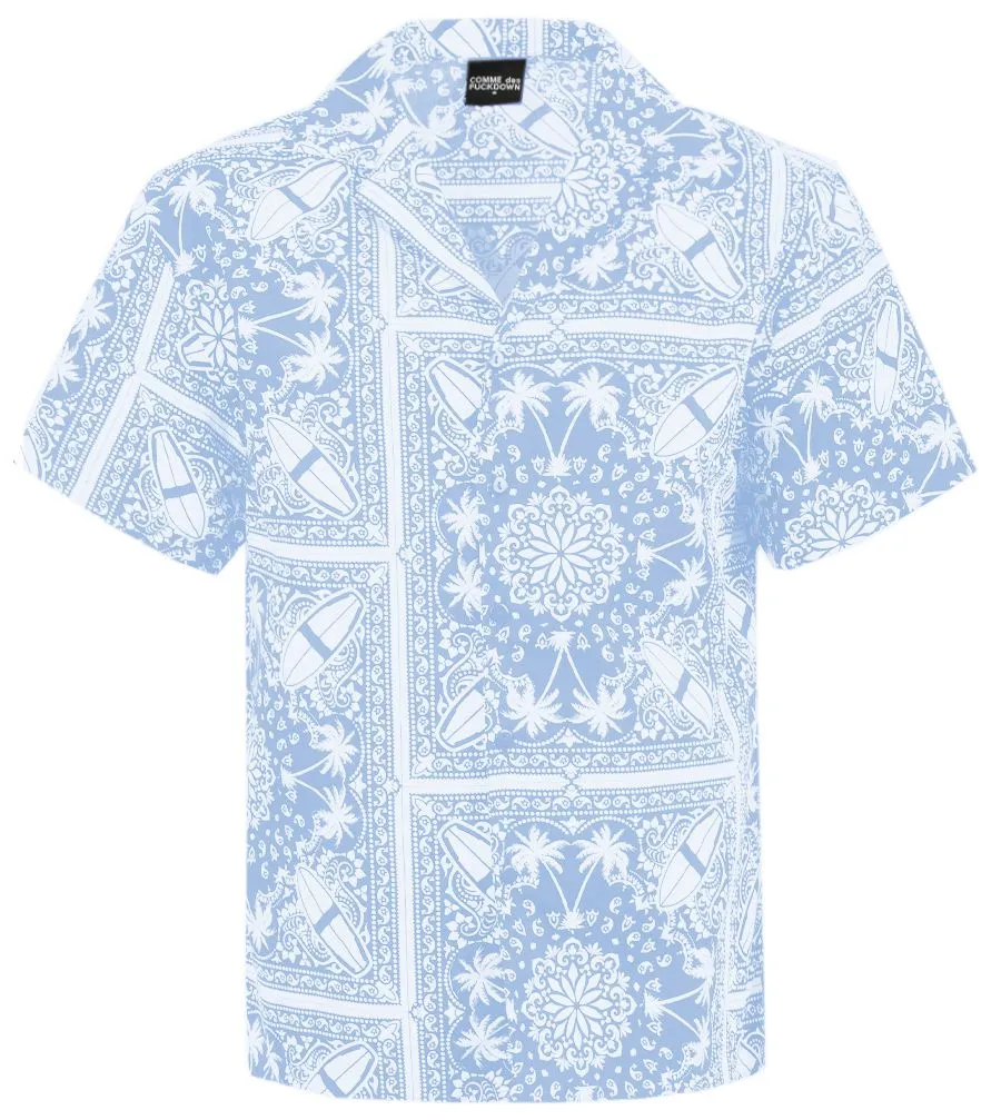 Comme Des Fuckdown Men's Abstract Elegance Short Sleeve Hawaiian Shirt