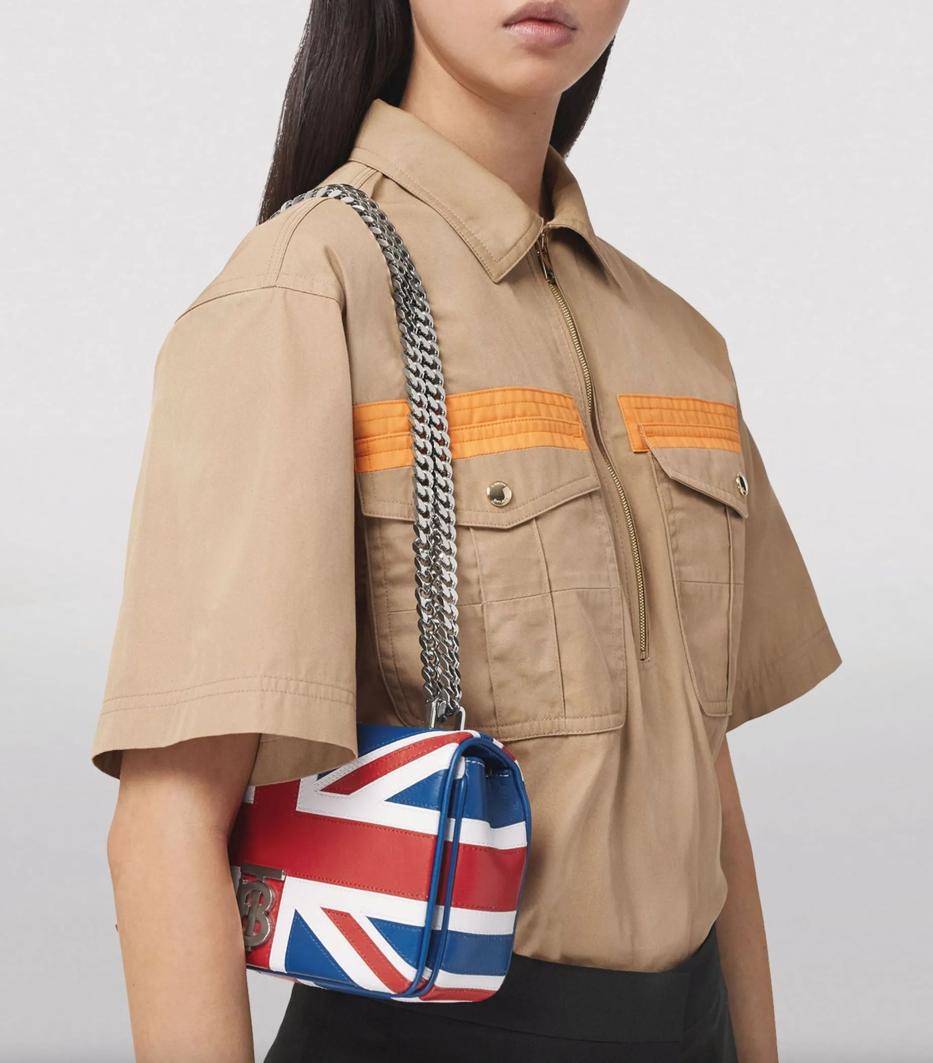 Burberry Women's Union Jack Chic Crossbody Luxe Bag
