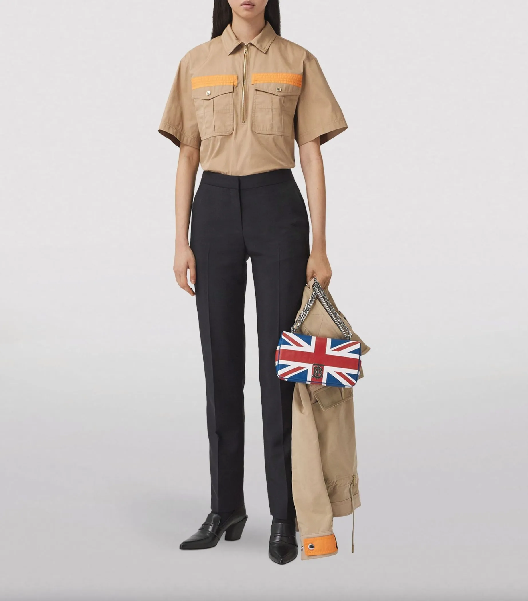 Burberry Women's Union Jack Chic Crossbody Luxe Bag