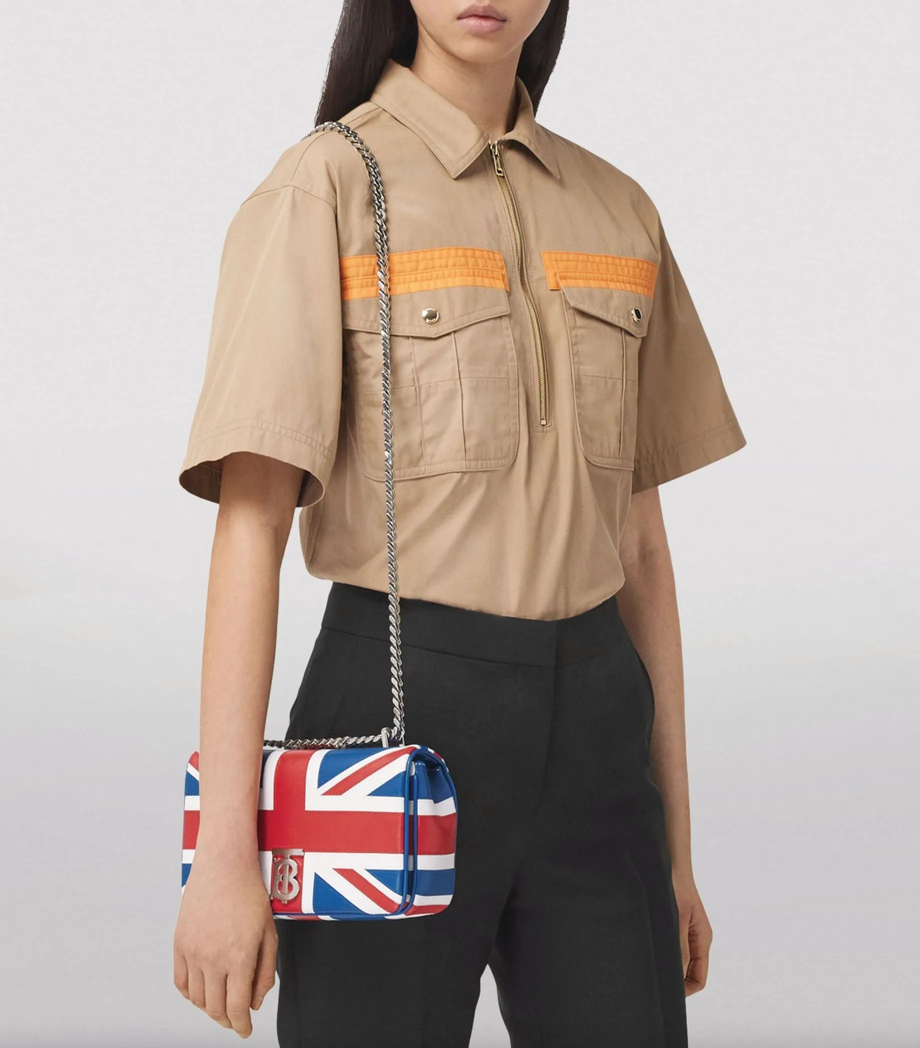 Burberry Women's Union Jack Chic Crossbody Luxe Bag