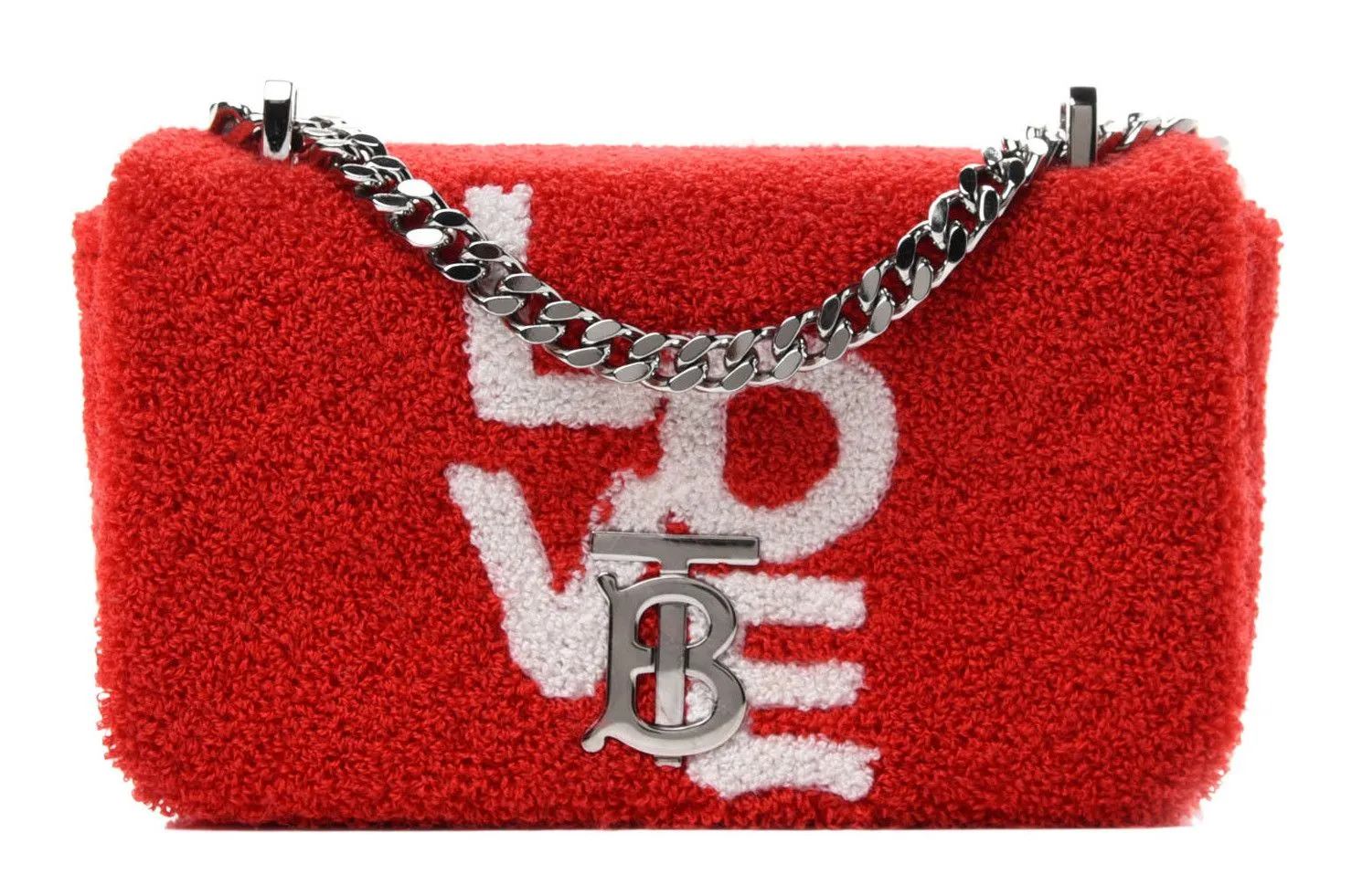 Burberry Women's Radiant Red Mini Love Lola Crossbody Bag