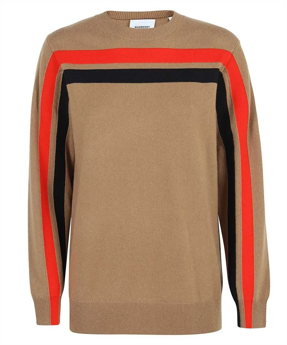 Burberry Men's Luxurious Cashmere Crew Neck Pullover - Brown