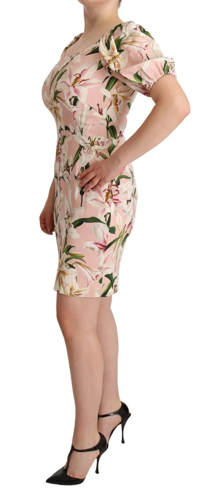 Dolce & Gabbana Women's Floral Lilies Print Mini Dress
