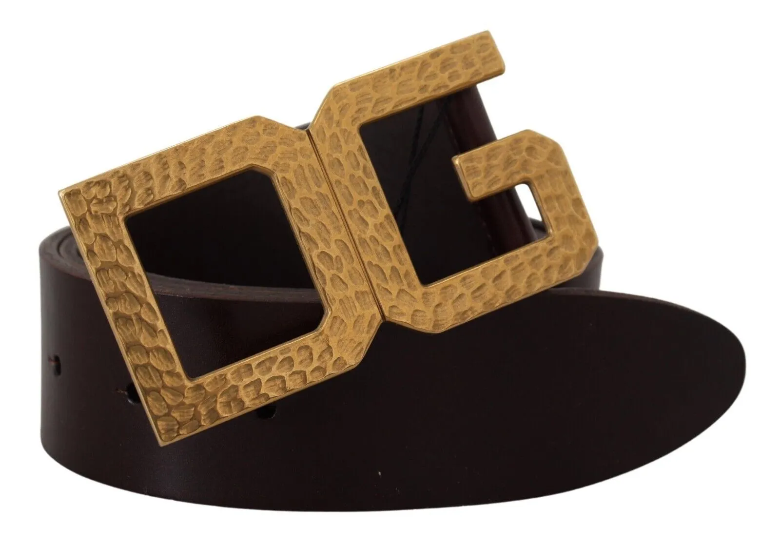Dolce & Gabbana Men's Elegant Leather Belt with DG Metal Buckle