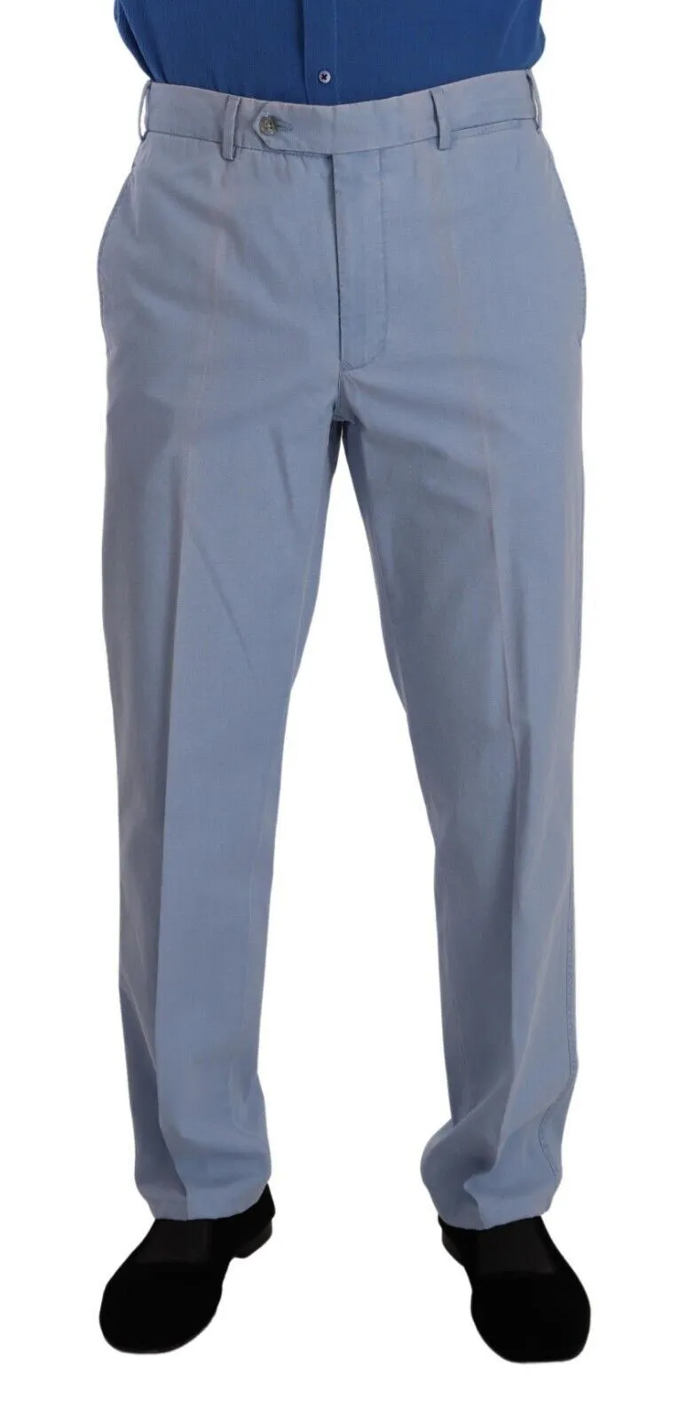 Burberry Men's Elegant Light Blue Chinos Dress Pants