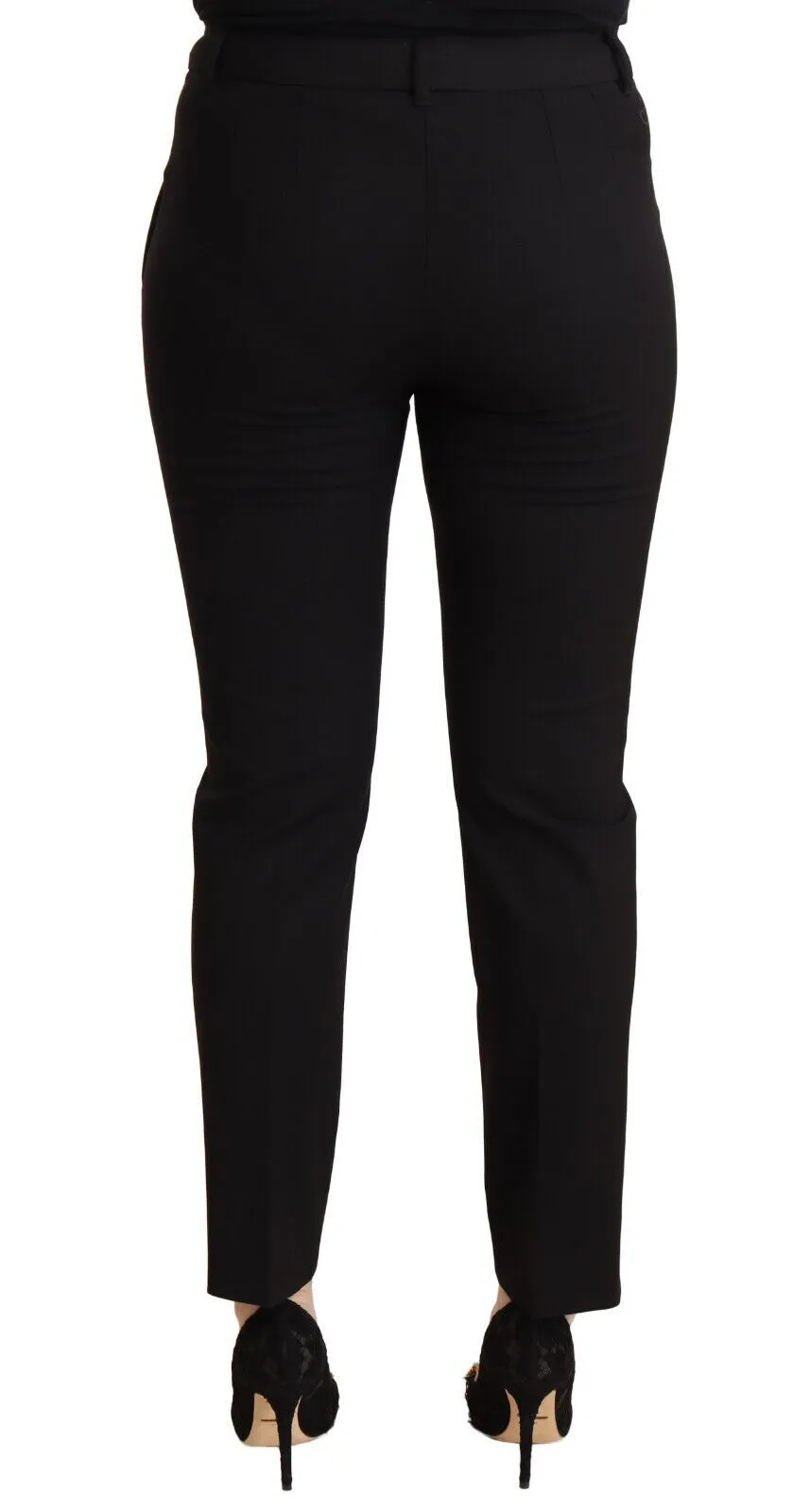 Dolce & Gabbana Women's Elegant Tapered Tailored Trousers
