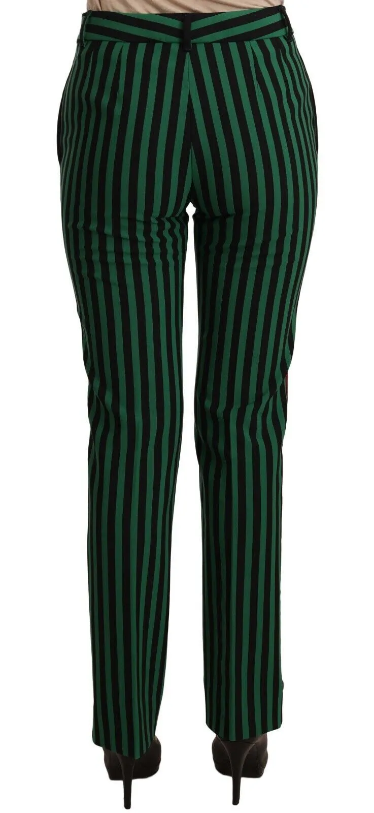 Dolce & Gabbana Women's Elegant Striped Stretch Trousers