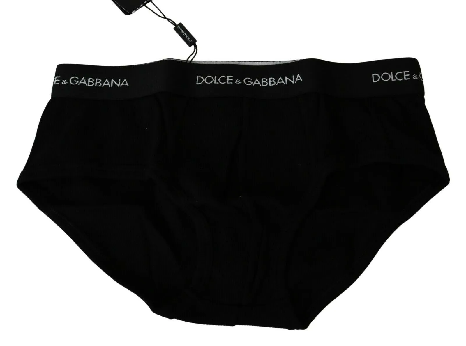 Dolce & Gabbana Men's Black Pure Cotton Brando Brief Underwear