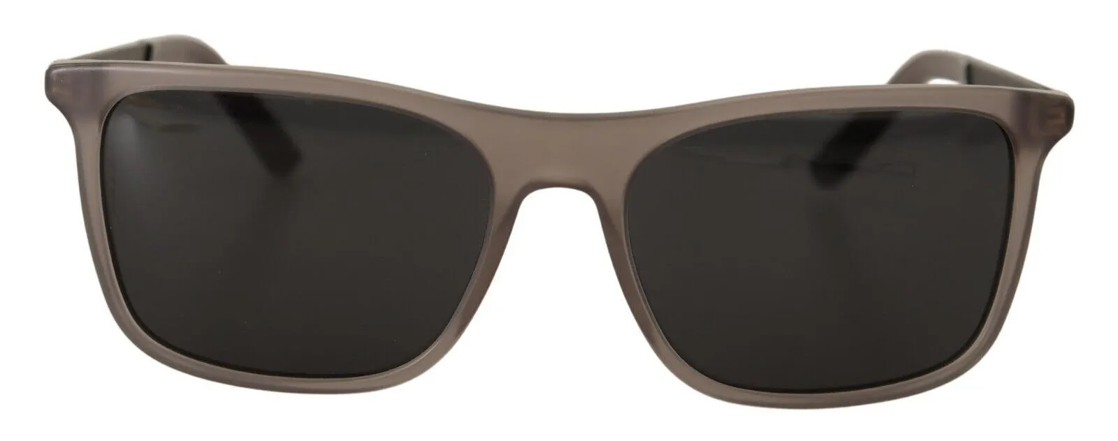 Dolce & Gabbana Men's Elegant Gray Acetate Polarized Sunglasses