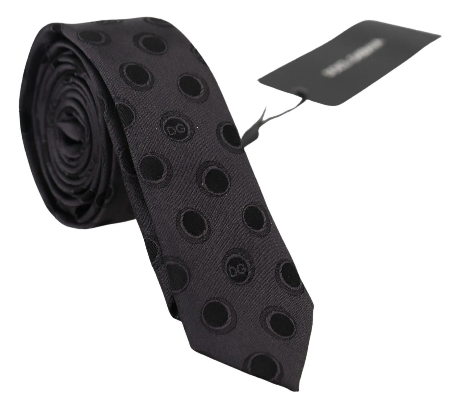 Dolce & Gabbana Men's Elegant Black Silk Bow Tie