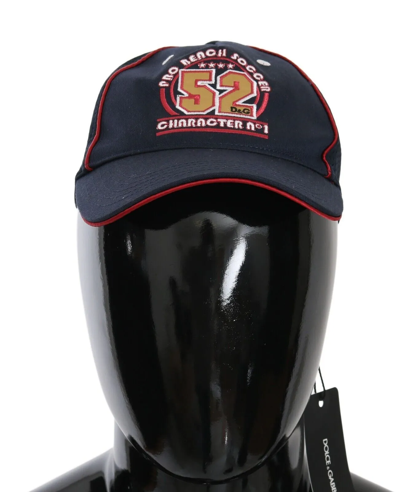 Dolce & Gabbana Men's Navy Blue Cotton Pro Beach Soccer Baseball Cap