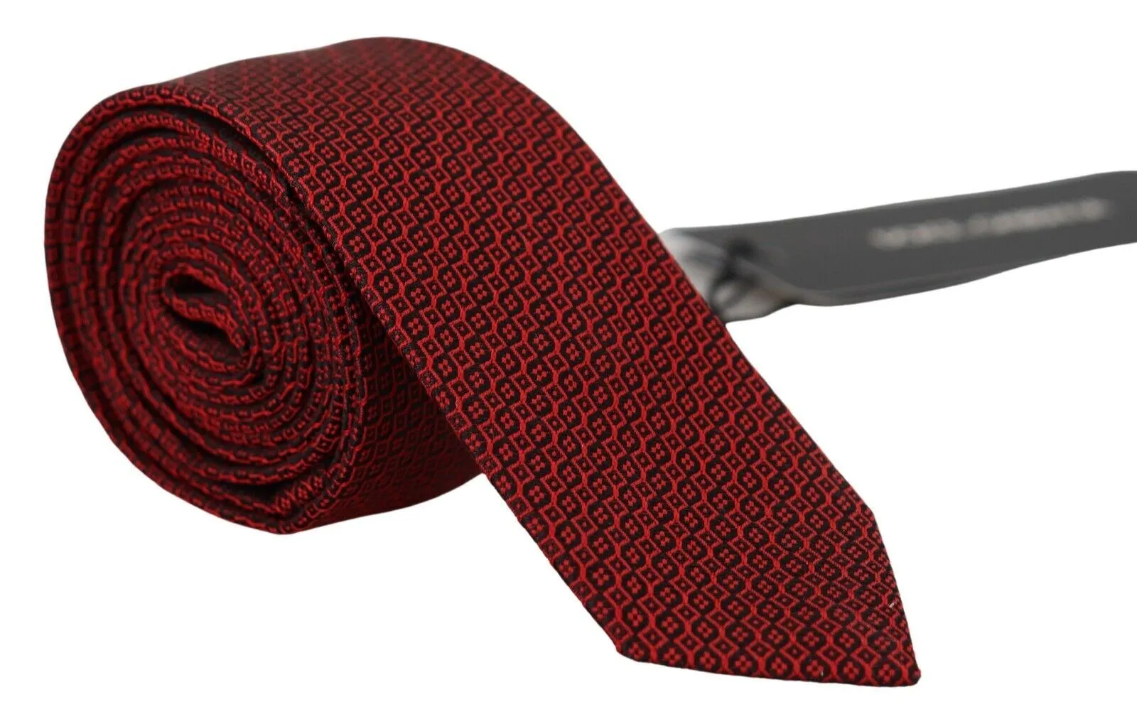 Dolce & Gabbana Men's Elegant Red Silk Exclusive Tie