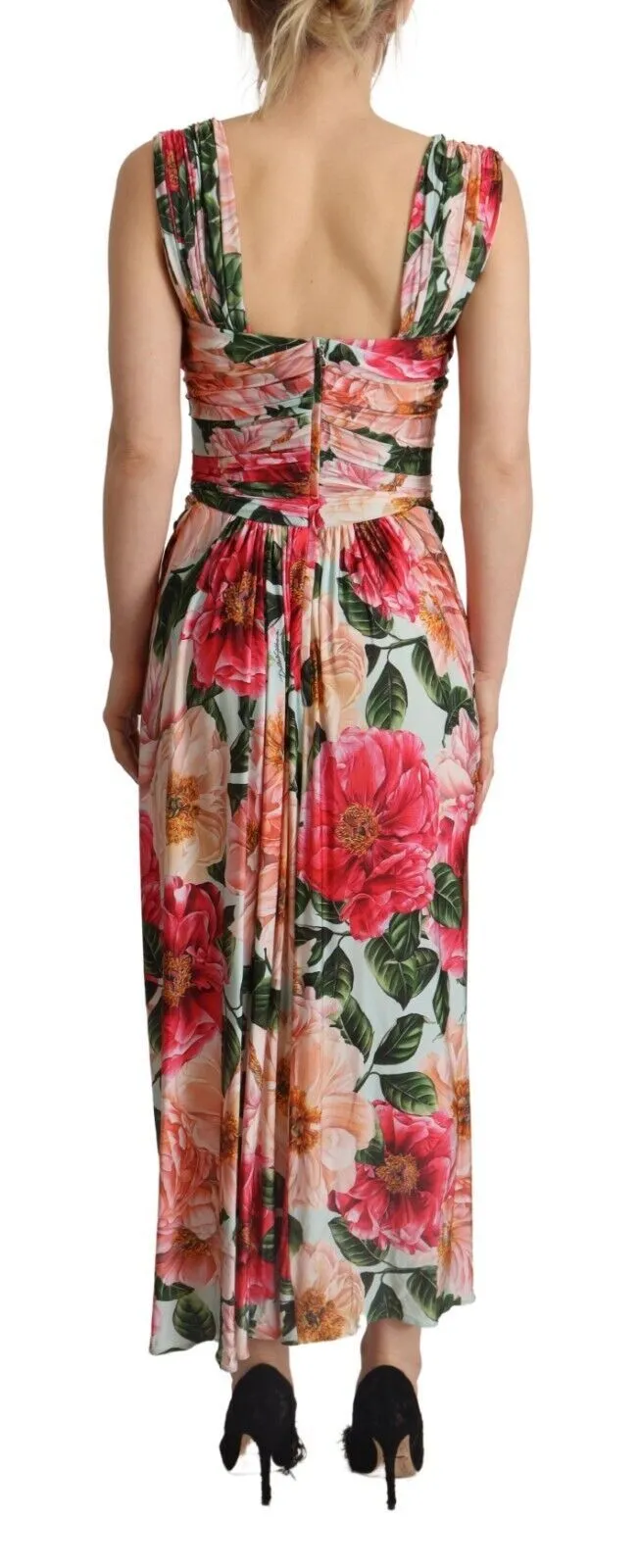 Dolce & Gabbana Women's Floral Elegance Maxi Sheath Dress