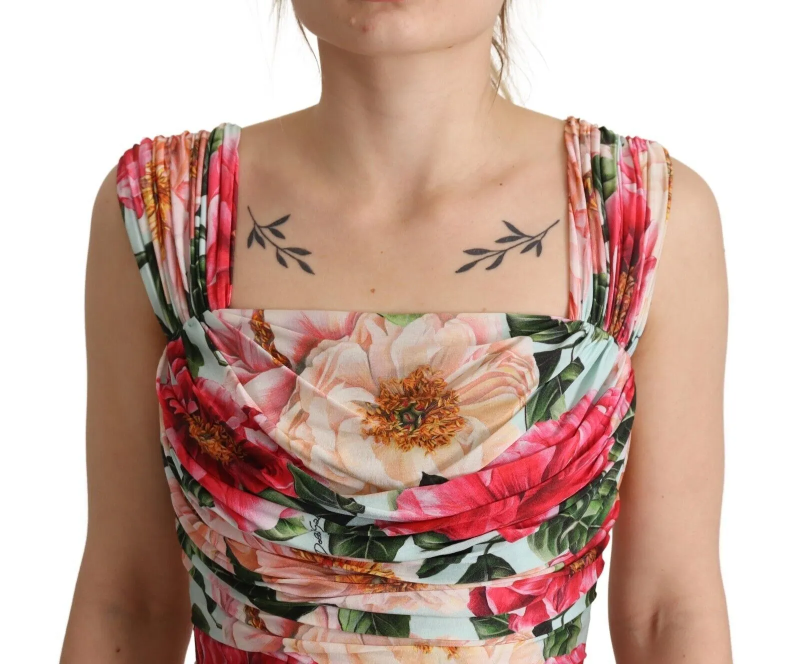 Dolce & Gabbana Women's Floral Elegance Maxi Sheath Dress