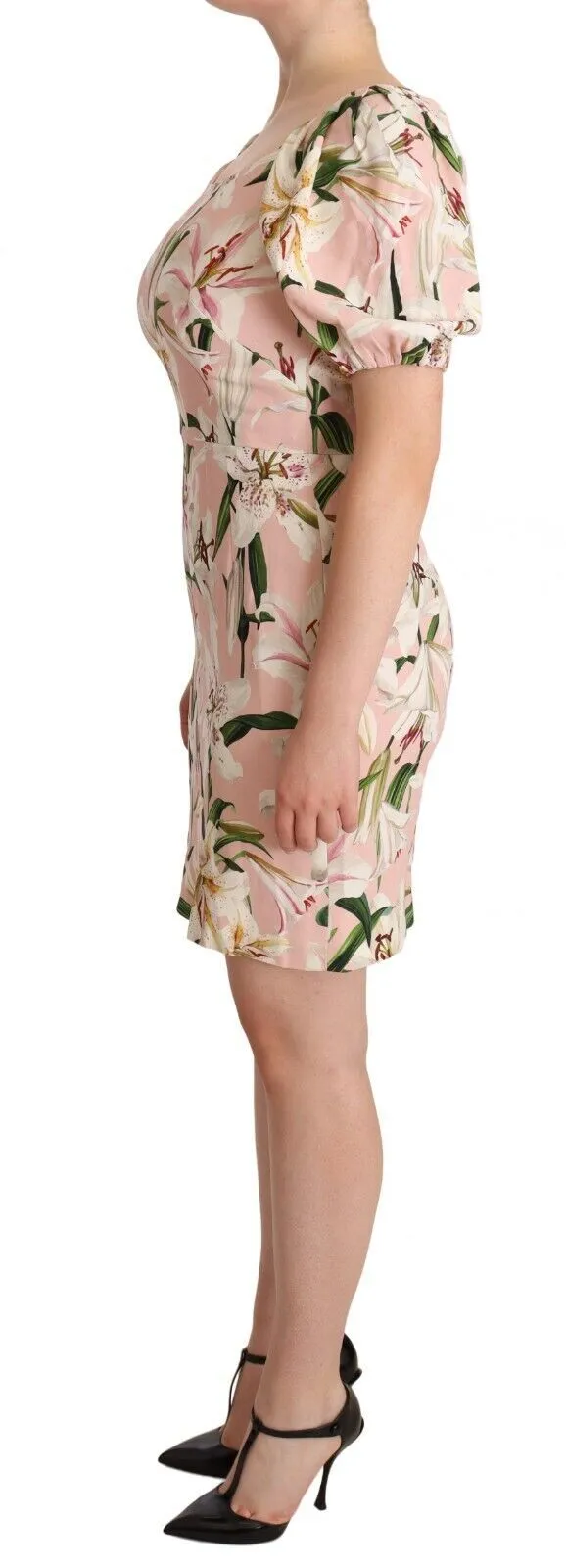 Dolce & Gabbana Women's Floral Lilies Print Mini Dress