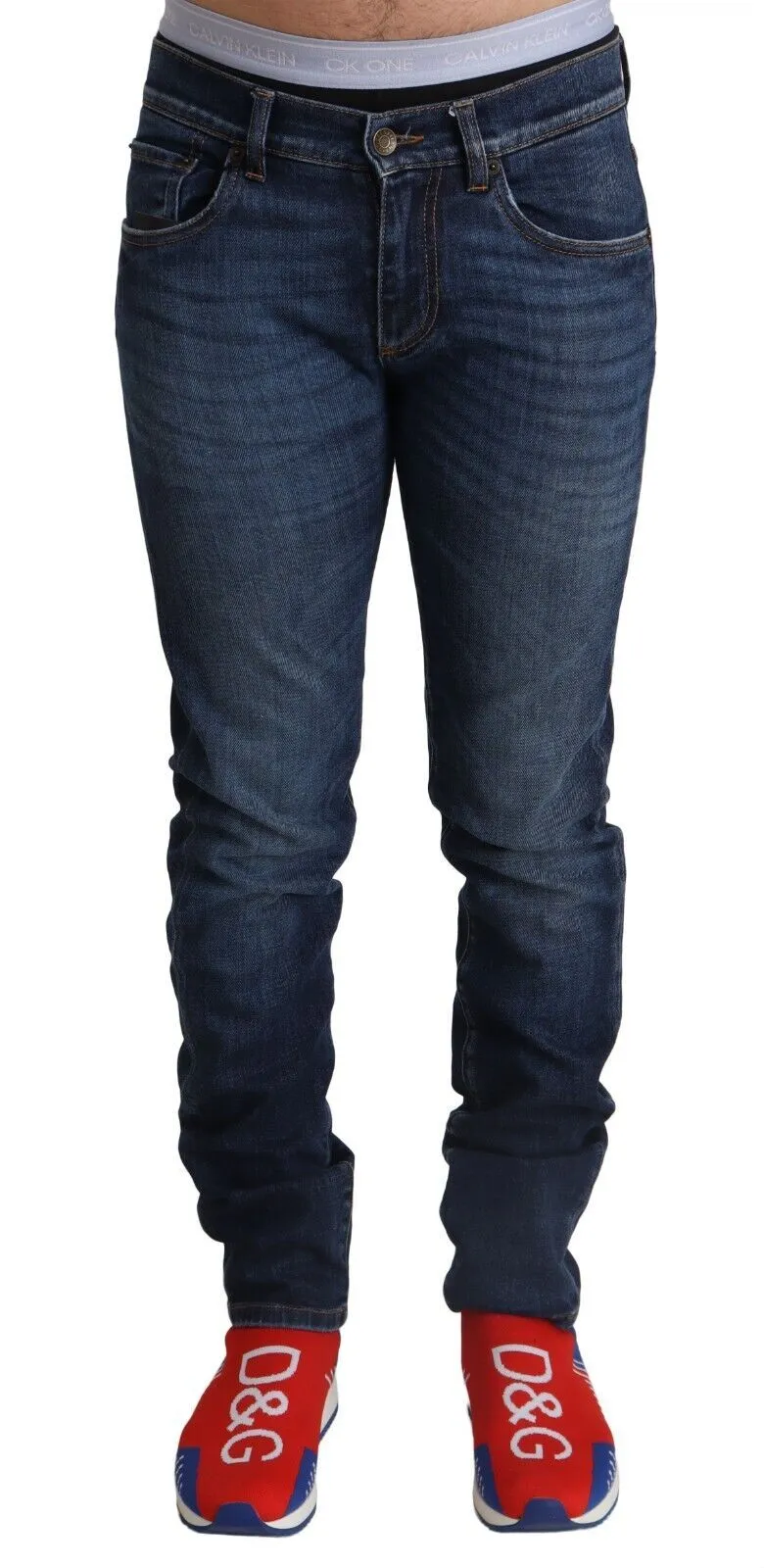 Dolce & Gabbana Men's Elegant Slim Fit Stretch Skinny Jeans