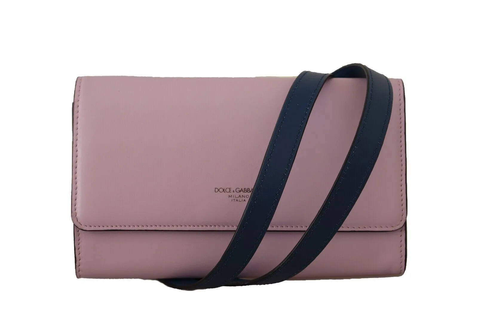 Dolce & Gabbana Women's Elegant Pink Leather Bifold Wallet