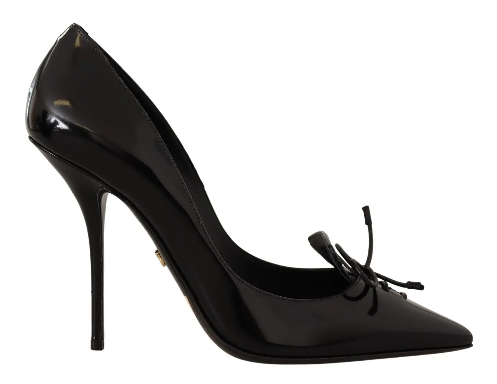 Dolce & Gabbana Women's Elegant Black Leather High Heels Pumps